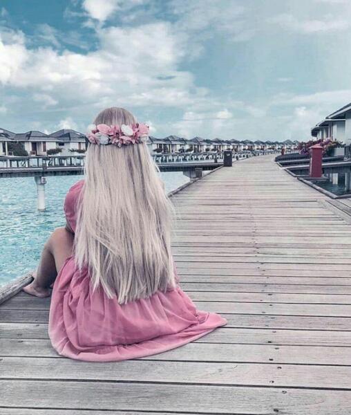 عکس دخترونه صورتی