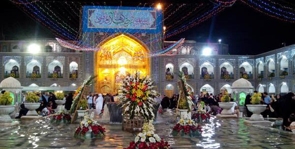 عکس حرم امام رضا نیمه شعبان