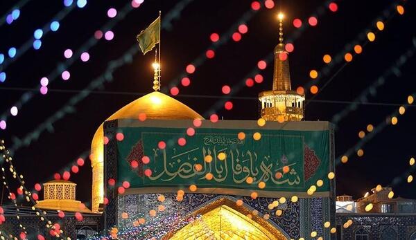 عکس حرم امام رضا نیمه شعبان