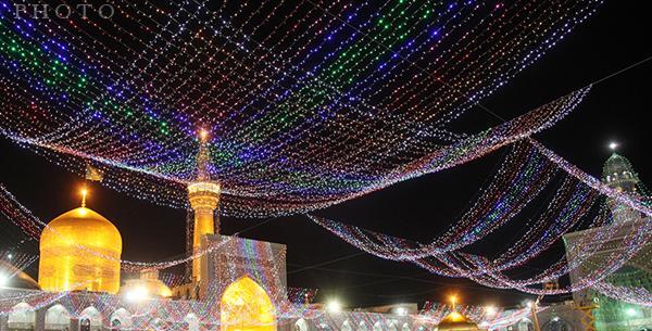 عکس حرم امام رضا نیمه شعبان