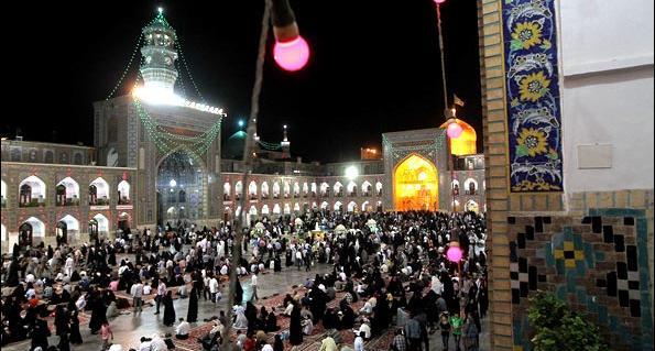 عکس حرم امام رضا نیمه شعبان