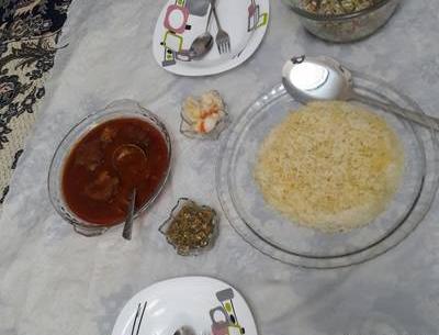 عکس غذا دونفره