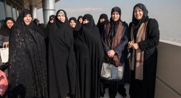 عکس زن ظریف و روحانی