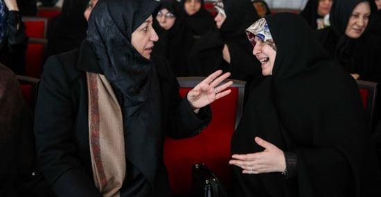 عکس زن ظریف و روحانی