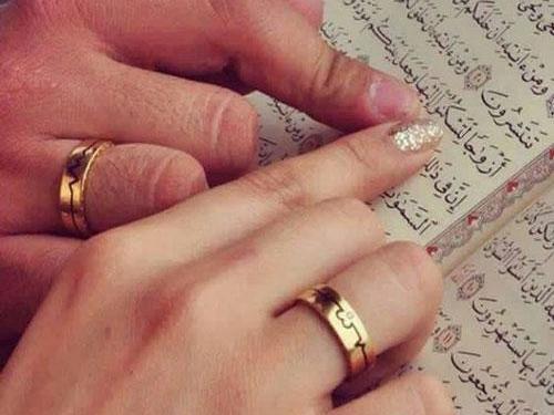 عکس حلقه نامزدی عروس