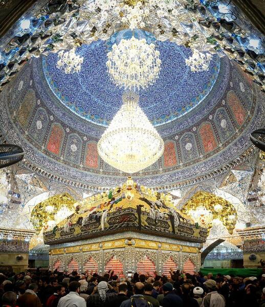 عکس ضریح امام حسین و حضرت عباس