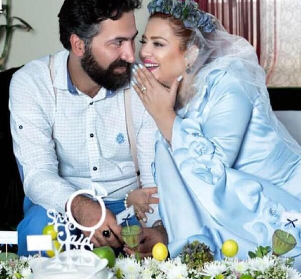 عکس عروسی پریسا پور مشکی و همسرش