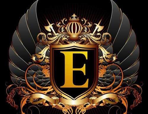 عکس نوشته عاشقانه حروف e