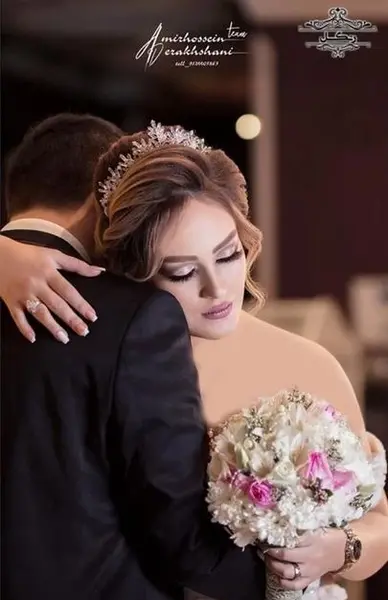 عکس عروس و داماد تو بغل هم