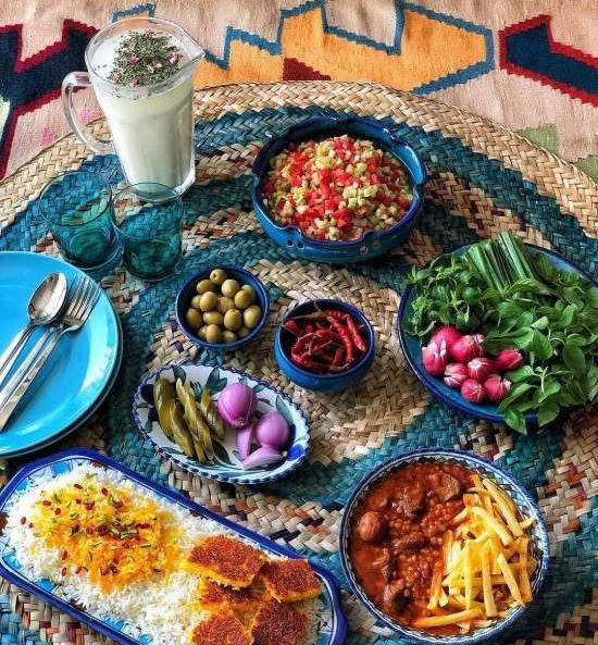 عکس غذای شیک ایرانی