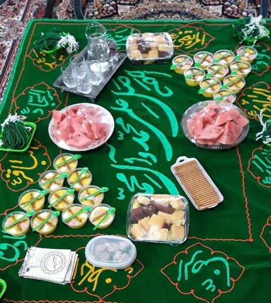 عکس سفره ی صلوات