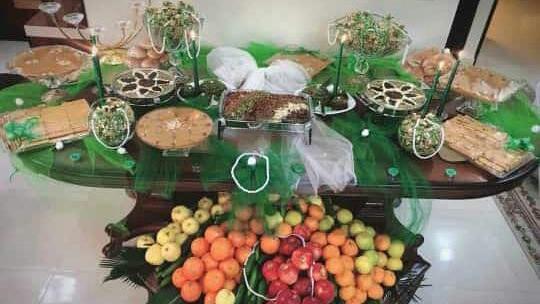 عکس سفره ی صلوات