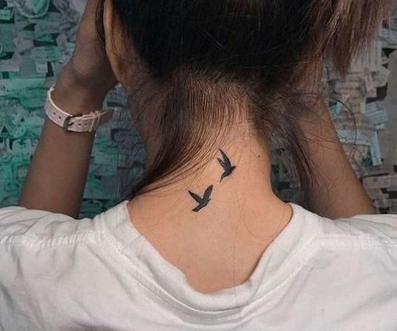 عکس تاتو ظریف روی بدن