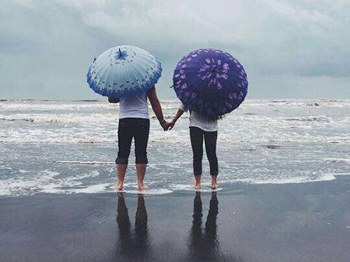 عکس عاشقانه دونفره از پشت