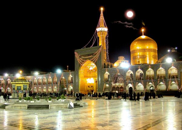عکس سه بعدی حرم امام علی