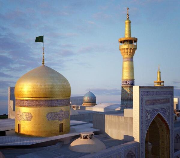 عکس سه بعدی حرم امام علی