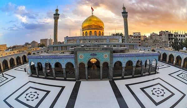 عکس سه بعدی حرم امام علی