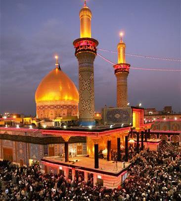 عکس سه بعدی حرم امام علی