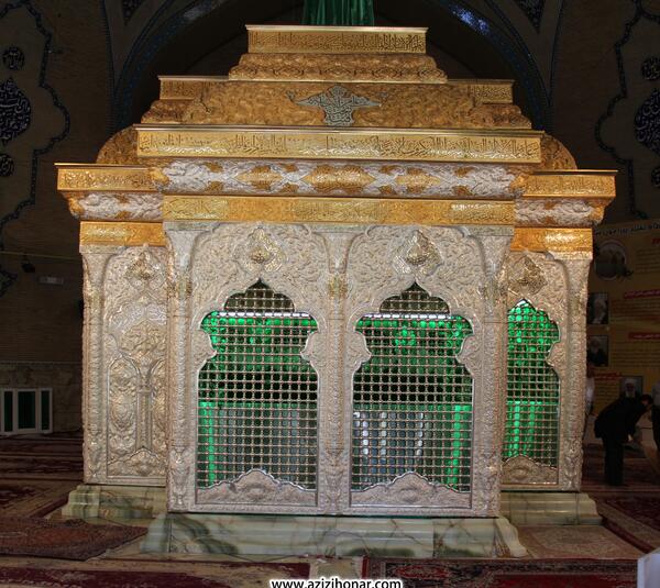 عکس لایه باز ضریح امام حسین