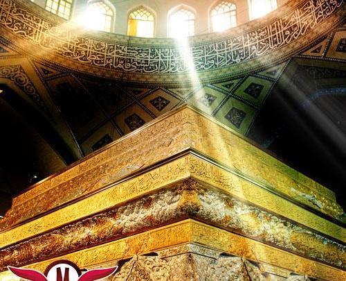 عکس لایه باز ضریح امام حسین