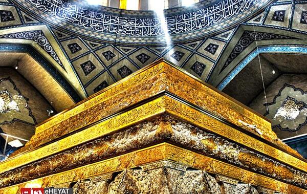 عکس لایه باز ضریح امام حسین