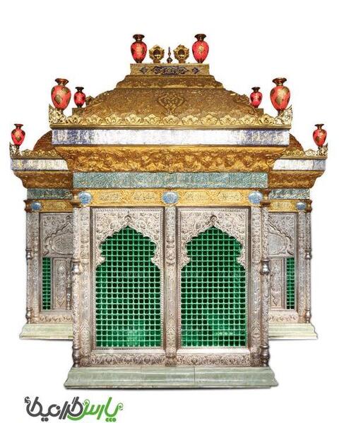 عکس لایه باز ضریح امام حسین