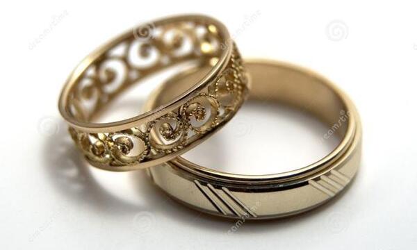 عکس حلقه ازدواج بدون نگین