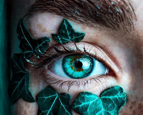 عکس پروفایل فانتزی دختر چشم سبز