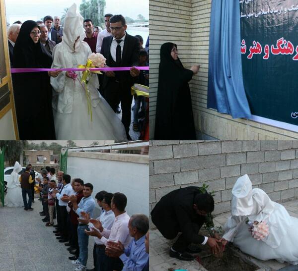 عکس عروس و داماد روستایی