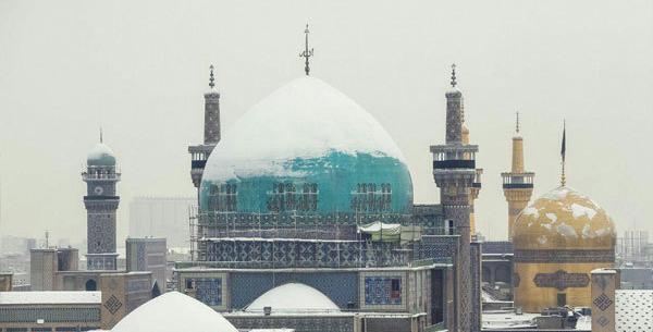 عکس حرم امام رضا در صبح
