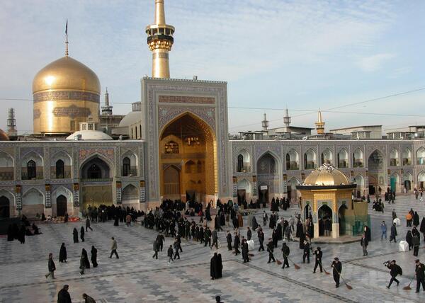 عکس حرم امام رضا در صبح