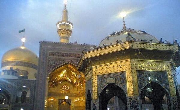 عکس حرم امام رضا در صبح