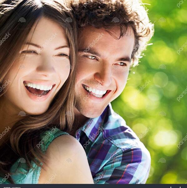 عکس خنده زن و شوهر