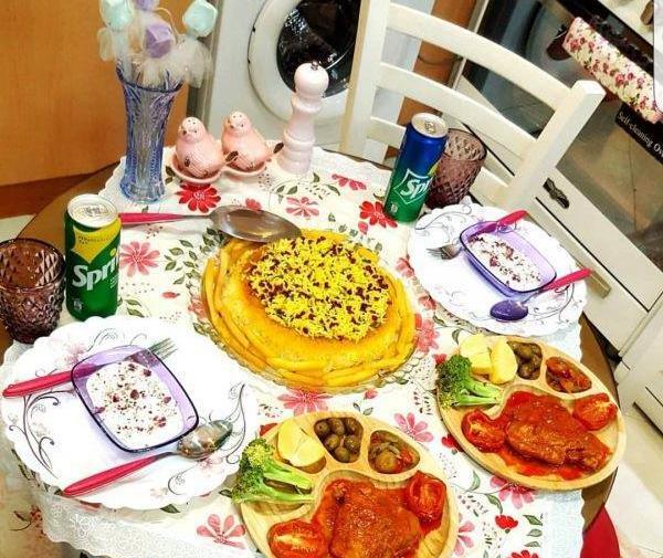 عکس غذا رمانتیک