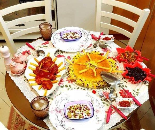 عکس غذا رمانتیک