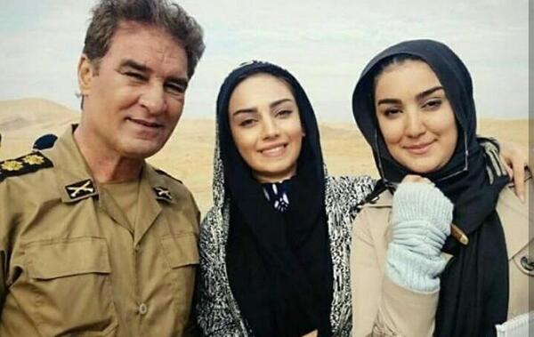 عکس با حجاب مهشید جوادی