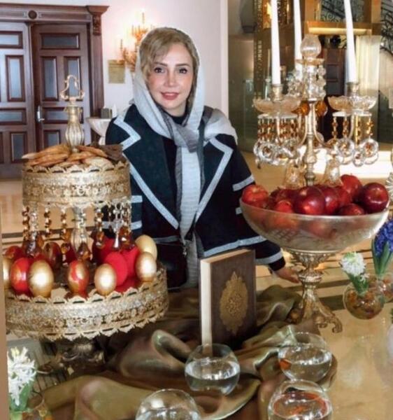 عکس سفره هفت سین الهام حمیدی