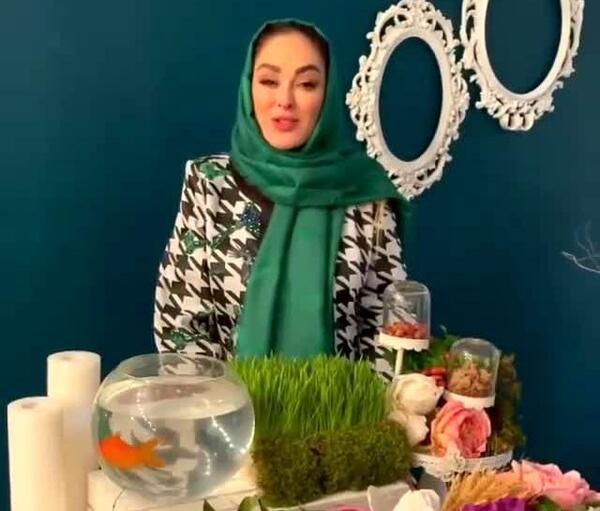عکس سفره هفت سین الهام حمیدی