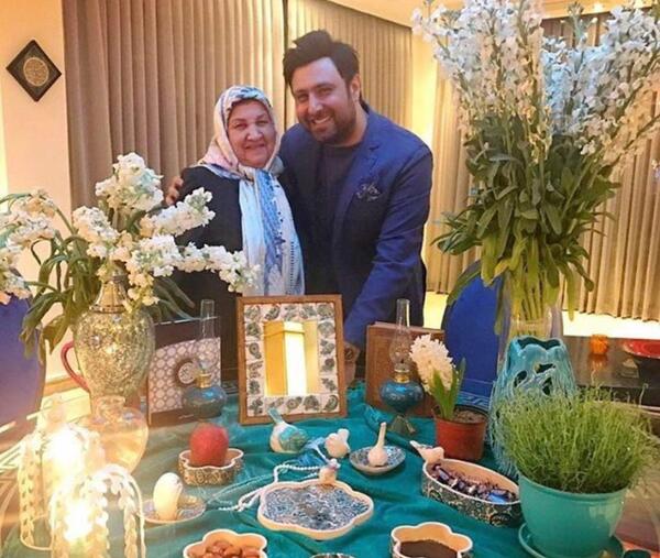 عکس سفره هفت سین الهام حمیدی