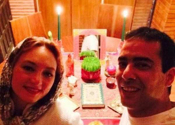 عکس سفره هفت سین الهام حمیدی