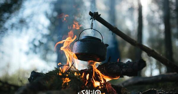 عکس آتش در طبیعت