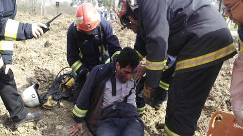 عکس امید عباسی آتش نشان