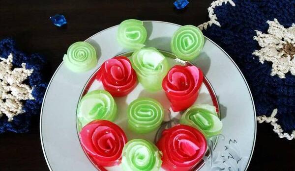 عکس ژله رولی ساده