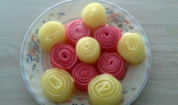 عکس ژله رولی ساده