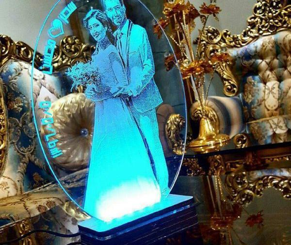 عکس سه بعدی روی شیشه