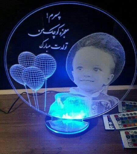عکس سه بعدی روی شیشه
