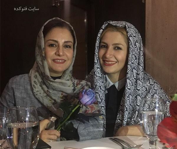 عکس بچه و همسر خاله شادونه