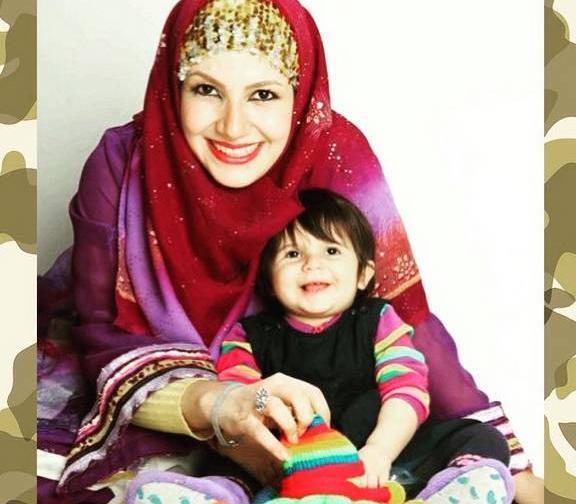 عکس بچه و همسر خاله شادونه