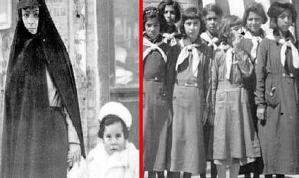 عکس کشف حجاب رضا شاه