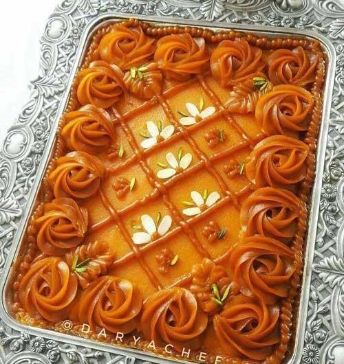 عکس حلوا تزیینی